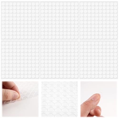 600 Stück Kleine Doppelseitige Klebepunkte Transparente Runde 10mm Starke Foto Klebepads Abnehmbar und Rückstandsfrei, Wasserdichte und Vielseitig, Ideal für DIY, Basteln, Partydeko und Büro, 1mm Dick 600 Stück Kleine Doppelseitige Klebepunkte Transparente Runde 10mm Starke Foto Klebepads Abnehmbar und Rückstandsfrei, Wasserdichte und Vielseitig, Ideal für DIY, Basteln, Partydeko und Büro, 1mm Dick von Lunza