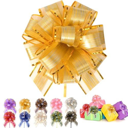 Lunza 10 Stück Große Geschenkschleife, 16 cm Bunt Ziehschleife Geschenk Schleife mit Geschenkbänder Dekoschleifen mit Geschenkband für Geschenke Tüten Hochzeit Geburtstag Weihnachte, Geschenkkörbe Lunza 10 Stück Große Geschenkschleife, 16 cm Bunt Ziehschleife Geschenk Schleife mit Geschenkbänder Dekoschleifen mit Geschenkband für Geschenke Tüten Hochzeit Geburtstag Weihnachte, Geschenkkörbe von Lunza