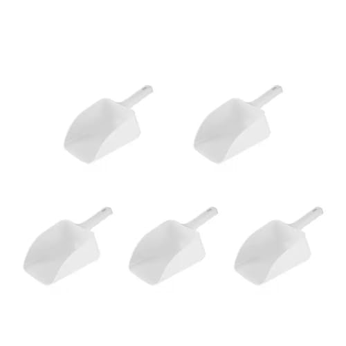 1/5PCS Verdickt Große Milch Tee Shop Eis Maschine Kunststoff Schaufel Spezielle Lebensmittel Reis für Eiswürfel, Mehl, Bonbons(Medium 5pcs) von LuoAXINN