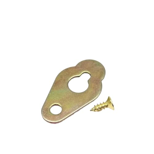 10/25 Stück kleiner, robuster, großer Locheinsatz, Bild, Foto, Ölgemälde, Uhr, Spiegel, Rahmen, Wandaufhänger, Haken mit Schraube für die Leinwand oder Bilder mit Schrauben(25pcs A light) von LuoAXINN