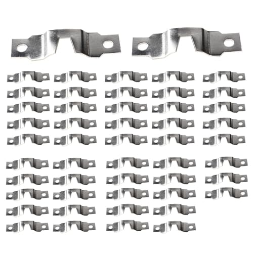 10/50PCS Edelstahl Haken Schnallen Aufhänger Hängende Verbindung Foto Rahmen Bild Spiegel Wand Silber Hardware für die Leinwand oder Bilder mit Schrauben(50PCS) von LuoAXINN