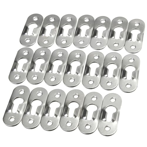 20 Stück/Set Bilderaufhänger, 44 mm x 16 , Schlüsselloch-Aufhänger aus Metall, Befestigungen for Bilder, Fotorahmen, Möbel, Schränke, Zubehör für die Leinwand oder Bilder mit Schrauben 20 Stück/Set Bilderaufhänger, 44 mm x 16 , Schlüsselloch-Aufhänger aus Metall, Befestigungen for Bilder, Fotorahmen, Möbel, Schränke, Zubehör für die Leinwand oder Bilder mit Schrauben von LuoAXINN