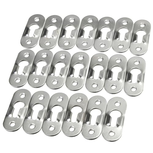 20 Stück/Set Bilderaufhänger, 44 mm x 16 , Schlüsselloch-Aufhänger aus Metall, Befestigungen for Bilder, Fotorahmen, Möbel, Schränke, Zubehör für die Leinwand oder Bilder mit Schrauben 20 Stück/Set Bilderaufhänger, 44 mm x 16 , Schlüsselloch-Aufhänger aus Metall, Befestigungen for Bilder, Fotorahmen, Möbel, Schränke, Zubehör für die Leinwand oder Bilder mit Schrauben von LuoAXINN