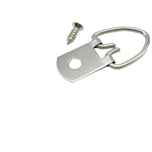 25 Stück Dreieck Golden Silber Schwarz D-Ring for Aufhängen Ölgemälde Spiegel Bilderrahmen Aufhänger Kunstwerk Foto Wandhaken mit Schraube für die Leinwand oder Bilder mit Schrauben(F Silver 13x32mm) 25 Stück Dreieck Golden Silber Schwarz D-Ring for Aufhängen Ölgemälde Spiegel Bilderrahmen Aufhänger Kunstwerk Foto Wandhaken mit Schraube für die Leinwand oder Bilder mit Schrauben(F Silver 13x32mm) von LuoAXINN