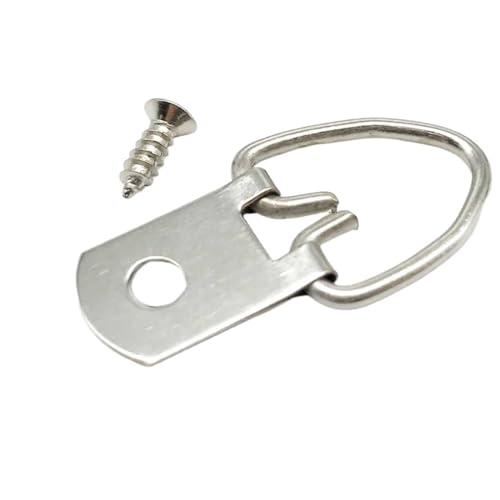 25 Stück Golden Silber Schwarz Dreieck D-Ring for Aufhängen Ölgemälde Spiegel Bilderrahmen Aufhänger Kunstwerk Foto Wandhaken mit Schrauben für die Leinwand oder Bilder mit Schrauben(F silver 13x32mm) 25 Stück Golden Silber Schwarz Dreieck D-Ring for Aufhängen Ölgemälde Spiegel Bilderrahmen Aufhänger Kunstwerk Foto Wandhaken mit Schrauben für die Leinwand oder Bilder mit Schrauben(F silver 13x32mm) von LuoAXINN