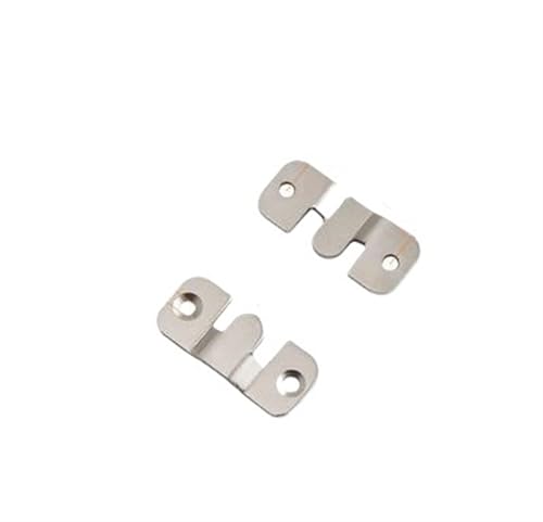 4 Stück robuste Wand-Bilderrahmen-Aufhänger, Display-Haken, Schnitt-Sofabett, ineinandergreifende Halterung, Möbel-Verbindungsschraube für die Leinwand oder Bilder mit Schrauben(Iron S) von LuoAXINN