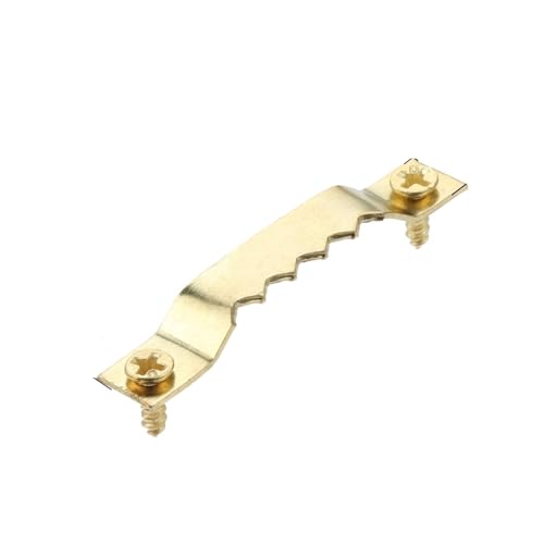 40 Stück Sägezahn-Bilderrahmen-Aufhänger mit Schrauben, goldene/schwarze Wandmontage, Ölgemälde-Spiegel, Sägezahn-Aufhängehaken, Fotohalter für die Leinwand oder Bilder mit Schrauben(Gold x 40) 40 Stück Sägezahn-Bilderrahmen-Aufhänger mit Schrauben, goldene/schwarze Wandmontage, Ölgemälde-Spiegel, Sägezahn-Aufhängehaken, Fotohalter für die Leinwand oder Bilder mit Schrauben(Gold x 40) von LuoAXINN