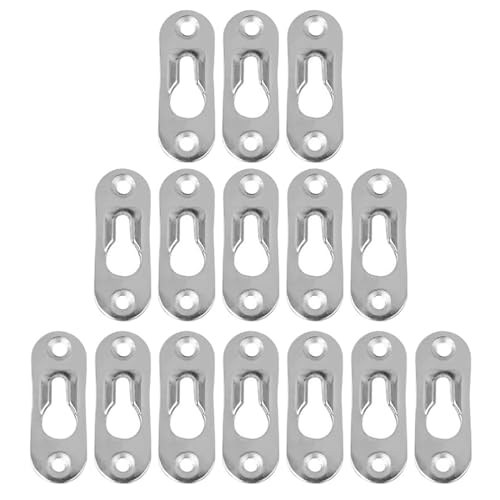 50/20/10 Stück Bilderaufhänger, 45 mm x 16 , Metall-Schlüsselloch-Aufhänger, Befestigungen for Bilder, Fotorahmen, Möbel, Schränke, Zubehör + Schraube für die Leinwand oder Bilder mit Schrauben(50pcs) 50/20/10 Stück Bilderaufhänger, 45 mm x 16 , Metall-Schlüsselloch-Aufhänger, Befestigungen for Bilder, Fotorahmen, Möbel, Schränke, Zubehör + Schraube für die Leinwand oder Bilder mit Schrauben(50pcs) von LuoAXINN