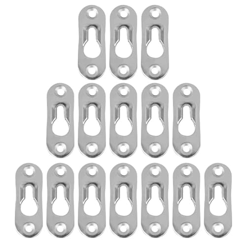 50/20/10 Stück Bilderaufhänger, 45 mm x 16 , Metall-Schlüsselloch-Aufhänger, Befestigungen for Bilder, Fotorahmen, Möbel, Schränke, Zubehör + Schraube für die Leinwand oder Bilder mit Schrauben(20pcs) 50/20/10 Stück Bilderaufhänger, 45 mm x 16 , Metall-Schlüsselloch-Aufhänger, Befestigungen for Bilder, Fotorahmen, Möbel, Schränke, Zubehör + Schraube für die Leinwand oder Bilder mit Schrauben(20pcs) von LuoAXINN