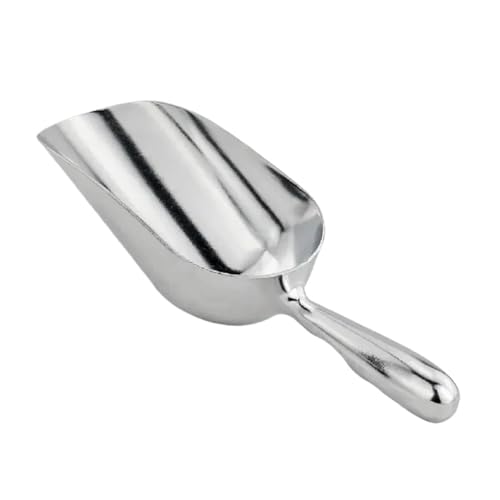 Aluminium-Eisschaufel, Trockenwaren-Schaufel, Eisschaufel, 6/12/24/38 oz für Eiswürfel, Mehl, Bonbons(24oz) von LuoAXINN