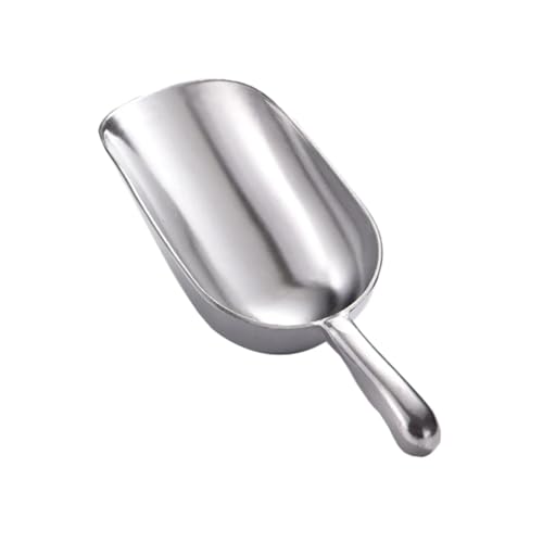 Edelstahl Metall Lebensmittel Schaufeln Multi-Zweck Eiswürfel Schaufel Popcorn Zucker für Eiswürfel, Mehl, Bonbons(Color 3) von LuoAXINN