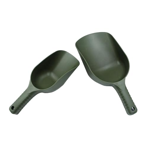 Köder Werfen Löffel Scoop Karpfen Angeln Eis Werkzeug for Fütterung Partikel Bonito für Eiswürfel, Mehl, Bonbons(Type 2) von LuoAXINN