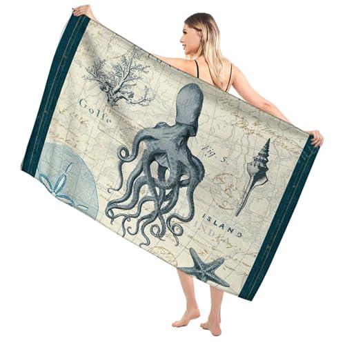 LuoAXINN Saunahandtuch Badezimmer-Badetuch for Erwachsene, Sauna, großes Strandtuch, Fitness-Handtuch, großes Hotel-Damen-Dusche, schnell trocknend, Mikrofaser-Stil(94-,1PC_140X70CM) von LuoAXINN