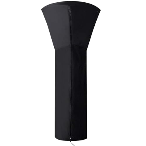 LuoAXINN Volle Länge Terrasse Standup Oxford Tuch Staub Abdeckung Outdoor Runde Heizung Abdeckungen Wasserdicht Mit Reißverschluss Heizung Schutzhülle für Heizungen(228x106x70CM) von LuoAXINN