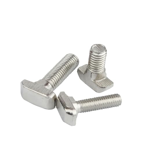 M5 M6 M8 T Hammerkopf Bolzenverbinder Kopfschrauben Schrauben für T-Nut Aluminium-Extrusionsprofil(40s-M8x25 5pcs) von LuoAXINN