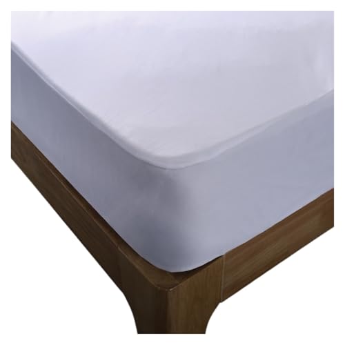 Matratzenschoner Glattes Spannbettlaken Wasserdichter Bezug Waschbares Bett zur Verwendung in Matratzen(150x200x45cm) von LuoAXINN