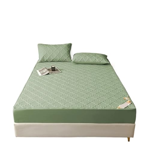 Sechsseitiger All-Inclusive-Matratzenbezug aus verdickter Faser, gesteppt, Queen-Size-King-Size-Bett, gestepptes Spannbettlaken, Matratzenschoner zur Verwendung in Matratzen(Color 2,150x200x20cm) von LuoAXINN