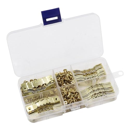 Set mit 100 Bilderhaken, Bilderaufhängung, Bilderrahmenhaken für die Leinwand oder Bilder mit Schrauben Set mit 100 Bilderhaken, Bilderaufhängung, Bilderrahmenhaken für die Leinwand oder Bilder mit Schrauben von LuoAXINN
