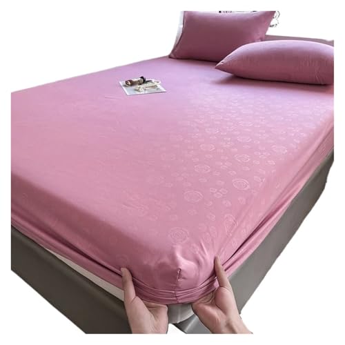 Spannbettlaken Bedruckter Bettbezug Sabanas para Cama Elastisches Bettlaken Einfacher Matratzenbezug Kein Kissenbezug zur Verwendung in Matratzen(Color 2,King 180x200cm 1pc) von LuoAXINN