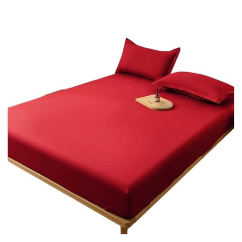 Wasserdichter Matratzenbezug, Spannbettlaken, Überwurf, Matratze, Tagesdecke, Schutzpolster, Einzel-/Doppel-/Kingsize-/Queensize-Bett, volle Größe zur Verwendung in Matratzen(Dark Red,100x200x30cm) Wasserdichter Matratzenbezug, Spannbettlaken, Überwurf, Matratze, Tagesdecke, Schutzpolster, Einzel-/Doppel-/Kingsize-/Queensize-Bett, volle Größe zur Verwendung in Matratzen(Dark Red,100x200x30cm) von LuoAXINN
