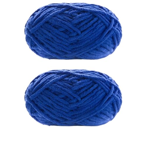 LuoShaiu 2 Stück x 50 g dickes Samtgarn, handgestricktes Garn Dicke Wolle(2pcs 10) von LuoShaiu