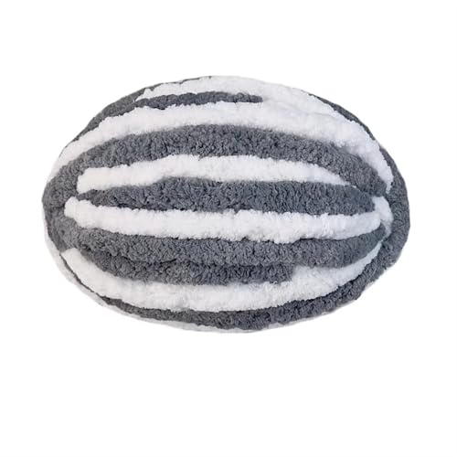 LuoShaiu 250G flauschigen dicken Plüsch Baby warm gestrickte Baumwolle häkeln Garn Decke Schal Dicke Wolle(24-hui bai) von LuoShaiu