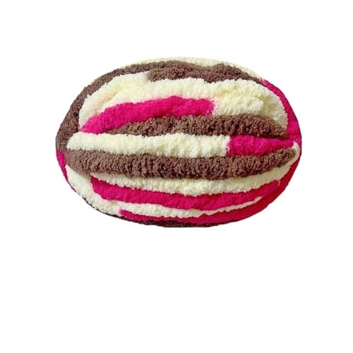 LuoShaiu 250G flauschigen dicken Plüsch Baby warm gestrickte Baumwolle häkeln Garn Decke Schal Dicke Wolle(28-mi tang ka) von LuoShaiu