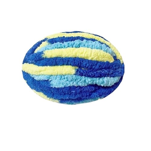 LuoShaiu 250G flauschigen dicken Plüsch Baby warm gestrickte Baumwolle häkeln Garn Decke Schal Dicke Wolle(32-qin lian huan lan) von LuoShaiu