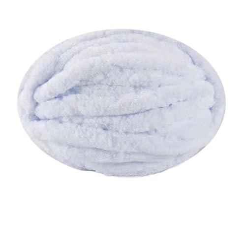 LuoShaiu 250G flauschigen dicken Plüsch Baby warme gestrickte Baumwolle häkeln Garn DIY Decke Schal Dicke Wolle(21-chun bai) von LuoShaiu