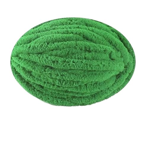 LuoShaiu 250G flauschigen dicken Plüsch Baby warme gestrickte Baumwolle häkeln Garn DIY Decke Schal Dicke Wolle(22-ping guo lv) von LuoShaiu