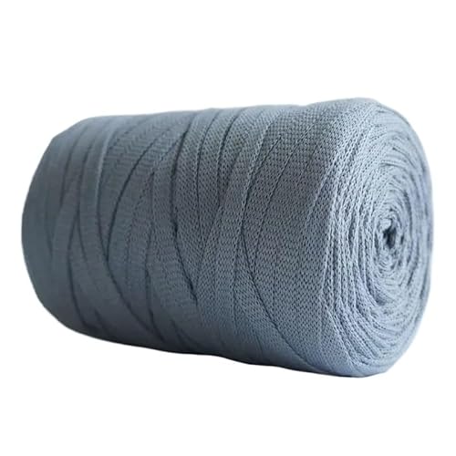 LuoShaiu Flat Silk Knitted Fabric Thread, Hollow Yarn Flat Silk, Hand Woven Bag Hook Sandals 250g Dicke Wolle(05-250g) von LuoShaiu