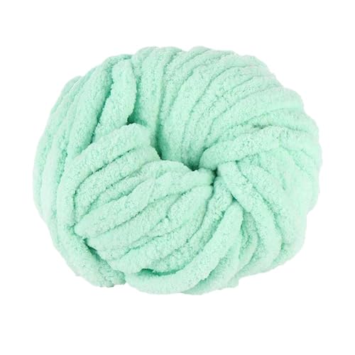 LuoShaiu Handgestricktes grob gesponnenes Garn mit weichem Garnzusatzverfahren, Nähzubehör Dicke Wolle(Aquatic green) von LuoShaiu