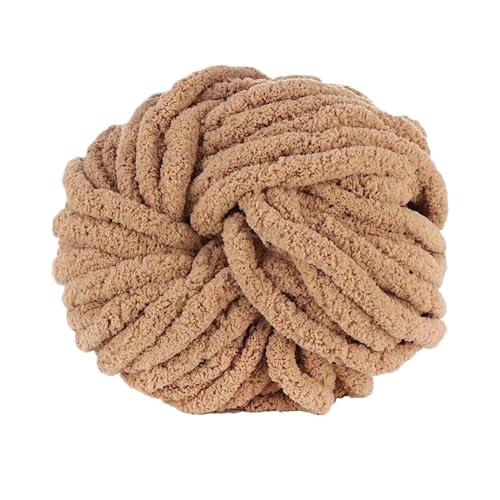 LuoShaiu Handgestricktes grob gesponnenes Garn mit weichem Garnzusatzverfahren, Nähzubehör Dicke Wolle(Khaki) von LuoShaiu