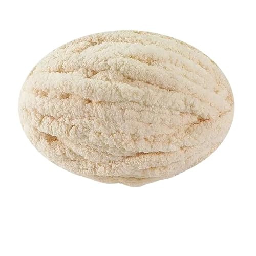 LuoShaiu Handgewebtes Garn, Anfänger-Webgarn for Schals, Kissen, Dicke Wolle(05 beige) von LuoShaiu