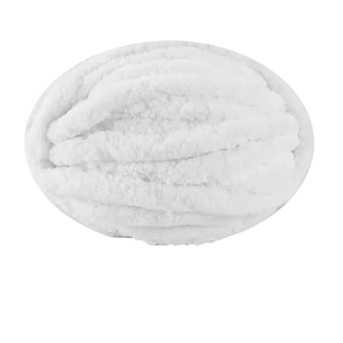 LuoShaiu Handgewebtes Garn, Anfänger-Webgarn for Schals, Kissen, Dicke Wolle(21 pure white) von LuoShaiu