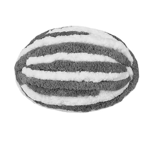 LuoShaiu Handgewebtes Garn, Anfänger-Webgarn for Schals, Kissen, Dicke Wolle(24 gray and white) von LuoShaiu