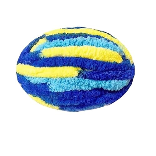 LuoShaiu Handgewebtes Garn, Anfänger-Webgarn for Schals, Kissen, Dicke Wolle(32 clear yellow blue) von LuoShaiu