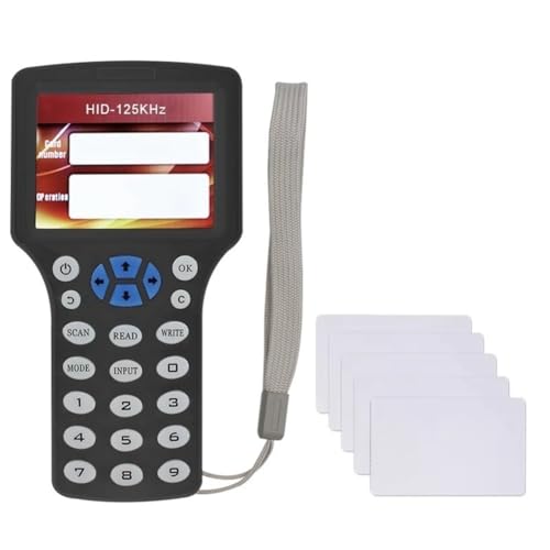 Luobannm 10 Frequenz RFID NFC Smart Card Reader Writer Duplicator +5XCUID-Karte 125K 13,56MHz RFID-Kopierer Schlüsselreplikator von Luobannm