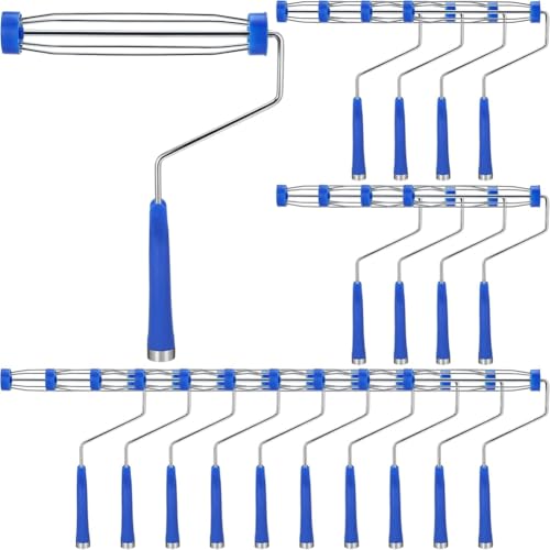 Luobannm 18er-Pack 8-Farbrollerrahmen, 5 Drähte, Verzinkte Walze, Farbpinsel, Farbrollergriff für Wand- und Hausreparaturwerkzeuge von Luobannm