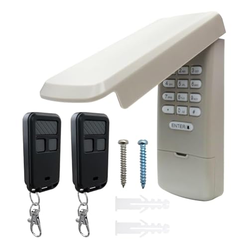 Luobannm 1x 877Max Garagentoröffner Tastatur mit 2x Fernbedienung für 41A6127-1 HBW2028, 139.53680 Serie Luobannm 1x 877Max Garagentoröffner Tastatur mit 2x Fernbedienung für 41A6127-1 HBW2028, 139.53680 Serie von Luobannm