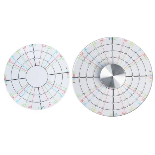 Luobannm 2-Teiliges Kreisförmiges Teiler-Keramik-Modellierwerkzeug zum Trimmen und Formen Von Töpferwaren für Ton-Keramik-Skulpturen (12 cm + 9 cm) von Luobannm