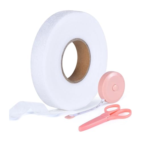 Luobannm 3/4 INCH X 70 Yards No Sew Bügel- Saum Gewebeband Klebstoff mit Schere und Maßband - für Kleidung B Luobannm 3/4 INCH X 70 Yards No Sew Bügel- Saum Gewebeband Klebstoff mit Schere und Maßband - für Kleidung B von Luobannm