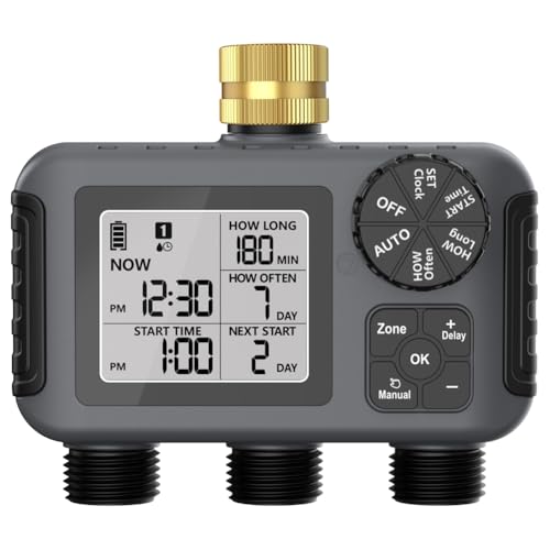 Luobannm 3-Outlet Automatic Water Timer Digital Garden Sprinkler Digital Garden Sprinkler Programmer Tools Luobannm 3-Outlet Automatic Water Timer Digital Garden Sprinkler Digital Garden Sprinkler Programmer Tools von Luobannm