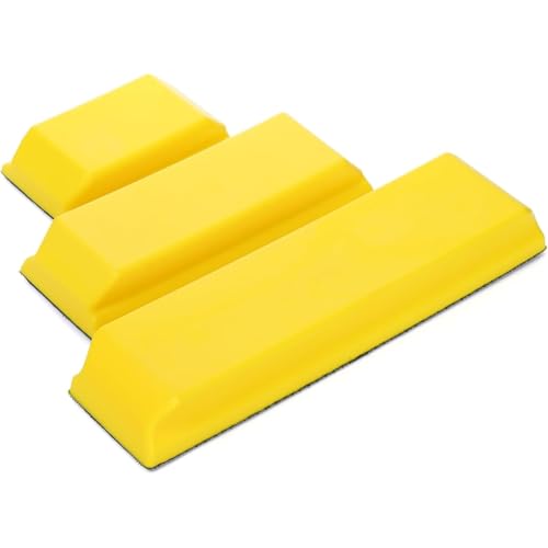 Luobannm 3 -Pack -Rechteck -Autokörperschleifblock, 10,75, 7,7 und 4,7, Haken- und Loop -Backing -Hand -Schleifer -Werkzeuge Kit von Luobannm