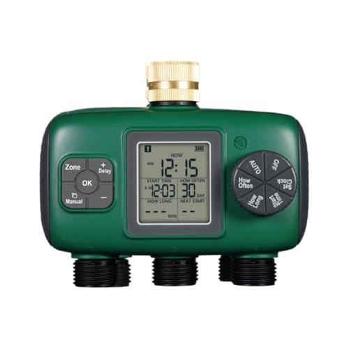 Luobannm 3-Wege-Automatik-Wasseruhr Gartenbewässerungs-System Unabhängige Steuerung Rasensprenger NH3/4" Außengewinde Luobannm 3-Wege-Automatik-Wasseruhr Gartenbewässerungs-System Unabhängige Steuerung Rasensprenger NH3/4" Außengewinde von Luobannm