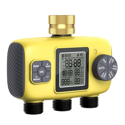 Luobannm 3-Wege-Automatikwässerungsteuerung für Lawn Yard Garden Water Timer -Kontroll-Sprinklerprogrammierer Tool Luobannm 3-Wege-Automatikwässerungsteuerung für Lawn Yard Garden Water Timer -Kontroll-Sprinklerprogrammierer Tool von Luobannm