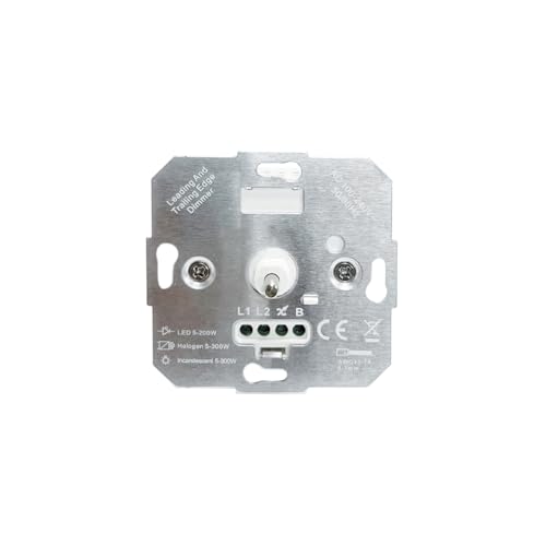 Luobannm 300W Smart Dimmbarer Wandschalter Kabelloser Schalter für Wohnzimmer-Deckenlicht Kronleuchter Pendelleuchte Fernbedienung von Luobannm