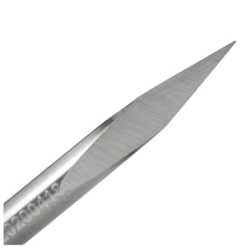 Luobannm 3D -Gravurbit -Leiter -Router -Bit -Wolfram -Carbid 45 Grad Fräser 3,175 mm Schaftspitze Schnitzschneider 1PC von Luobannm