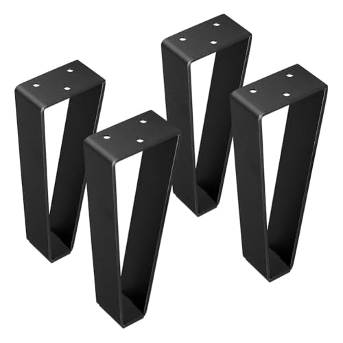 Luobannm 4 Stück Möbelbeine Aus Schwarzem Metall im Neuen Modernen Stil für Sofafüße, mit Schrauben, Verstellbaren Füßen, Starker Halt Luobannm 4 Stück Möbelbeine Aus Schwarzem Metall im Neuen Modernen Stil für Sofafüße, mit Schrauben, Verstellbaren Füßen, Starker Halt von Luobannm