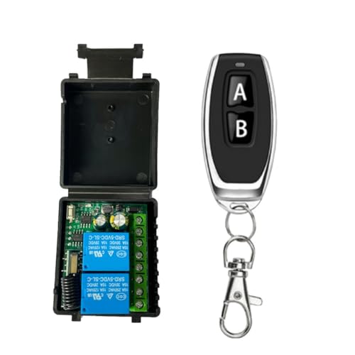 Luobannm 433MHz Fernbedienung DC6V-30V 2Ch Relais Fernbedienungsschalter für Garagentormotorsteuerung Luobannm 433MHz Fernbedienung DC6V-30V 2Ch Relais Fernbedienungsschalter für Garagentormotorsteuerung von Luobannm
